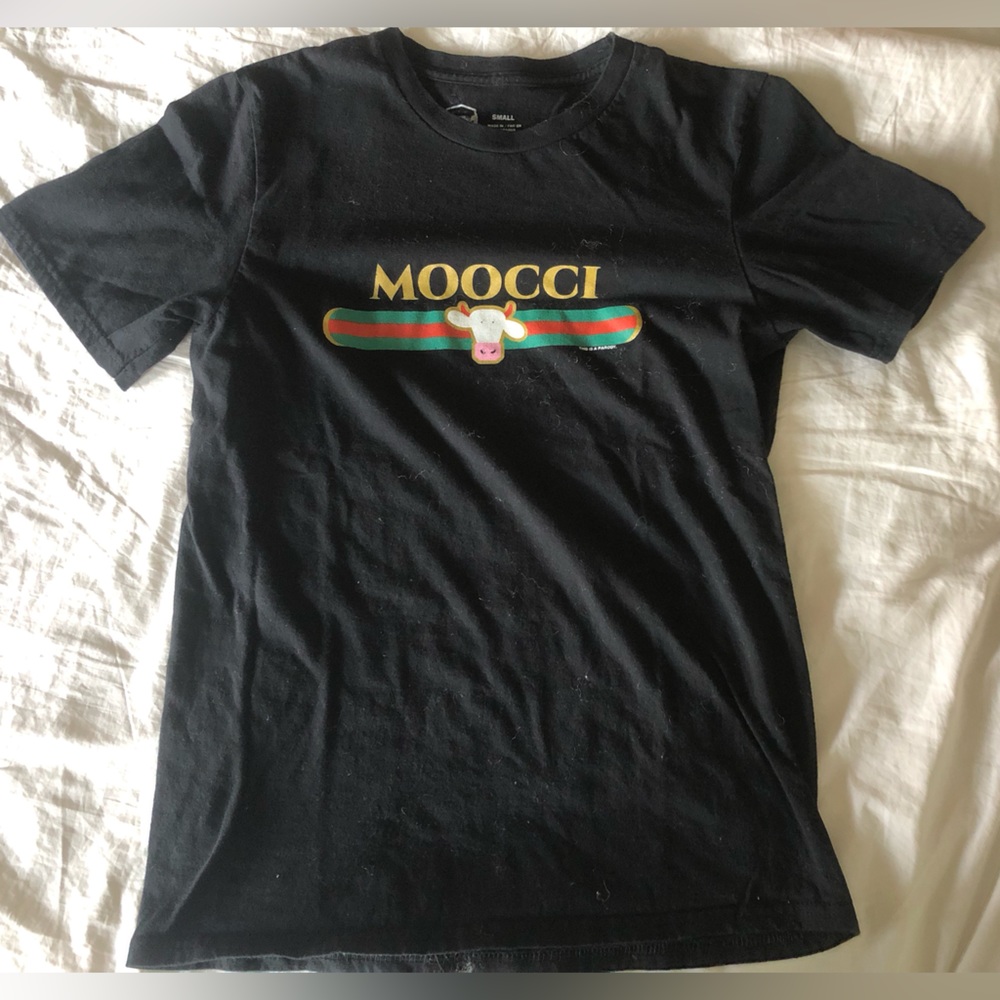 funny cow pun t shirt women’s small